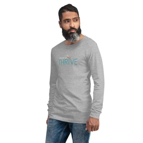 Choose to Thrive: Unisex long sleeve tee - Image 4