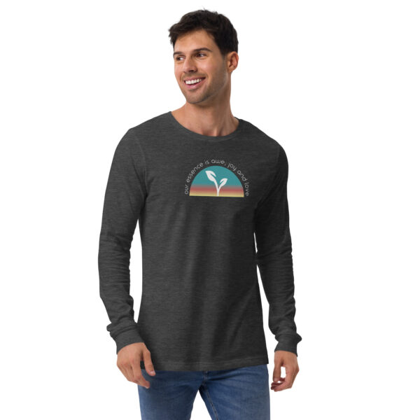 Our Essence is Joy, Awe, & Love: Unisex long sleeve tee - Image 2