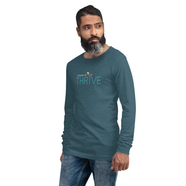Choose to Thrive: Unisex long sleeve tee - Image 2