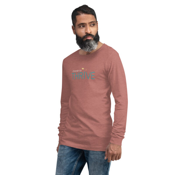 Choose to Thrive: Unisex long sleeve tee - Image 3