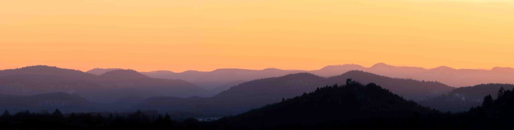 Calm rolling hills