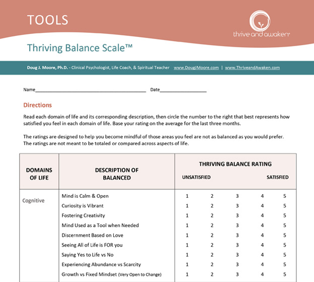 Sample of the Balance Scale