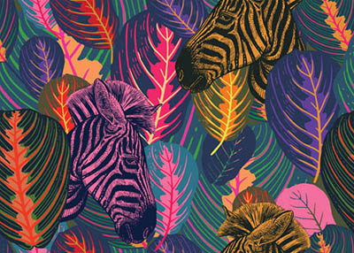 painted leaves