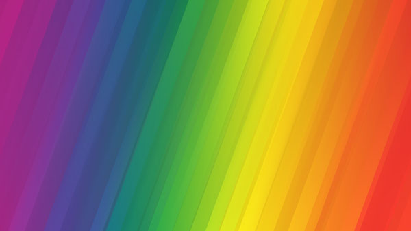 Rainbow colors