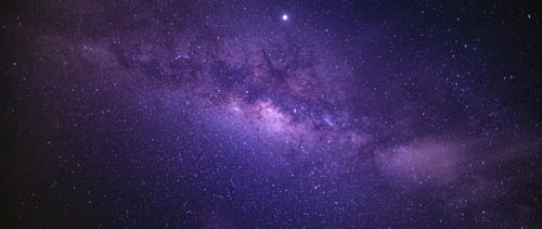 Purple milky wave